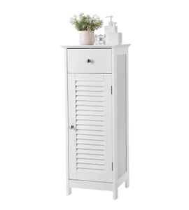 Bathroom Wood Floor Cabinet Storage Organizer