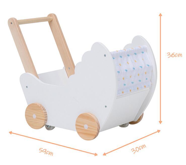 Wood Shopping Trolley for Kids Pretend Play Toy from China manufacturer ...