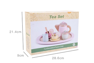Wooden Toy Afternoon Tea Set