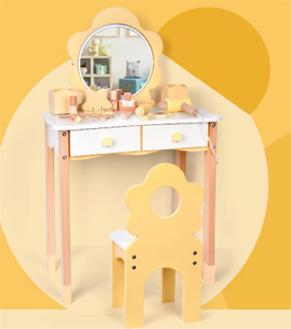 Wooden Toy Vanity Unit-Flower