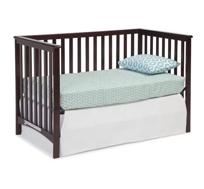 Convertible Solid Wood Baby Crib Classic Style
