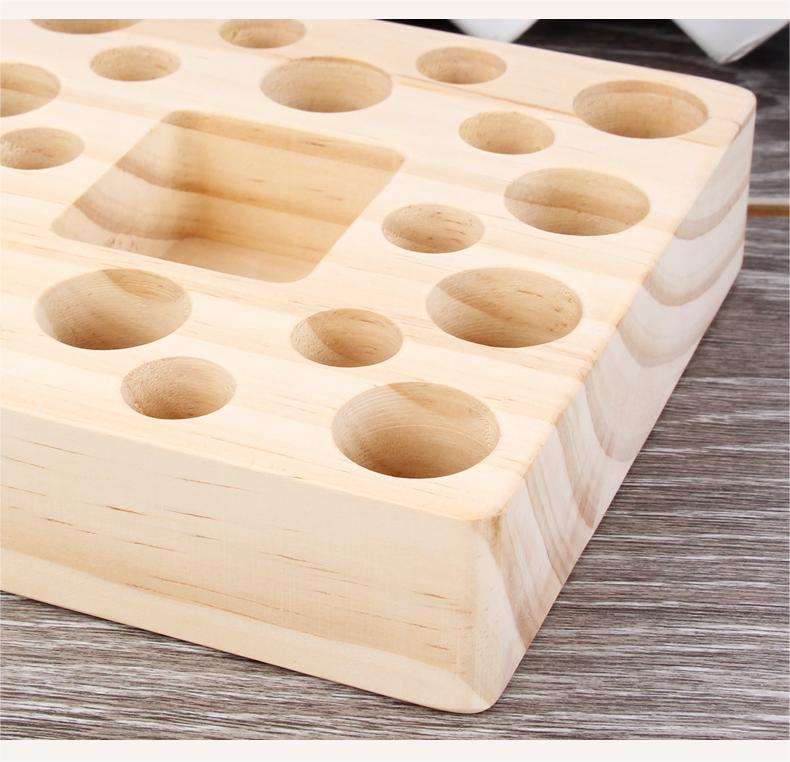 Wooden toy fishing game calssical