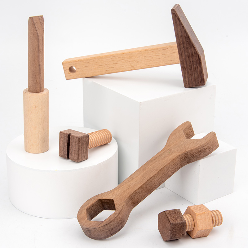 Wooden Toy Tool Box