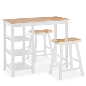 Solid Wooden Table and Chairs Set for Dining Room