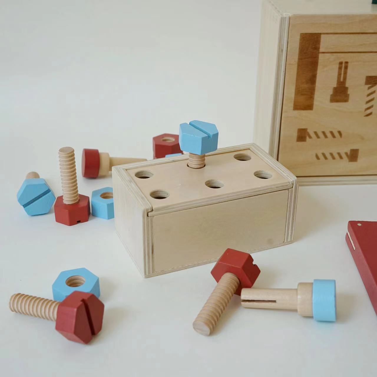 Wooden Tool Kit Set