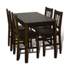 Solid Wooden Table and Chairs for Dining Room