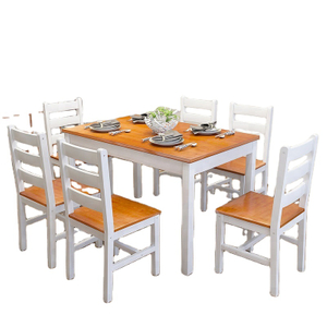 Durable solid wood Dining Table And Chair Set 