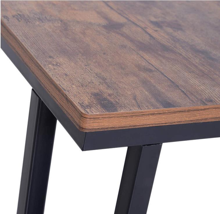Modern Wood Side Snack Table for Living Room